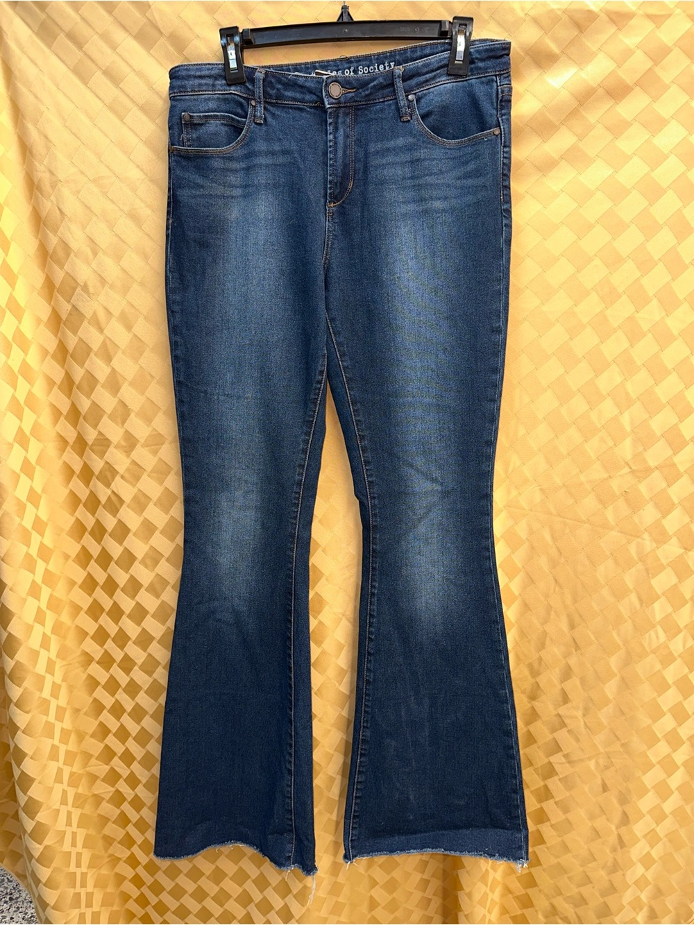 Articles Of Society Dark Denim Flare Jeans